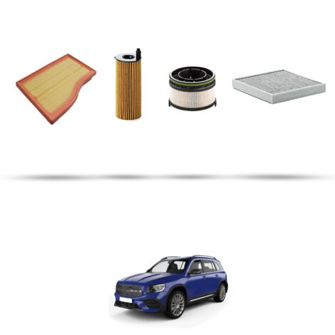 Kit tagliando 3 filtri compatibile con Mercedes Classe GLB (X247) 180 CDI 85kw Dal 2019