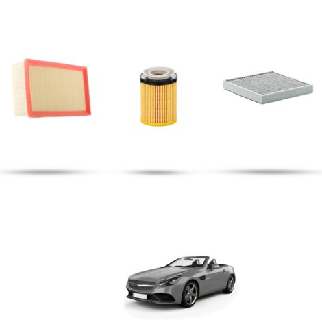 Kit tagliando 3 filtri compatibile con Mercedes Classe SLC (R172) 180 115kw Dal 2016