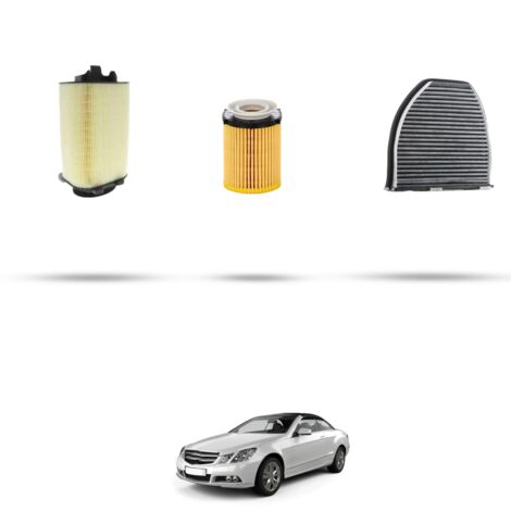 Kit tagliando 3 filtri compatibile con Mercedes E Coupe Cabrio (A207,C207) 250 155kw dal 2013