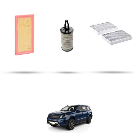 Kit tagliando 3 filtri compatibile con Mercedes GL , GLS (X166) GL 500 335kw dal 2015