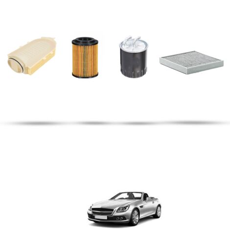 Kit tagliando 3 filtri compatibile con Mercedes Slk (R172) 250 CDI 150kw Dal 2012