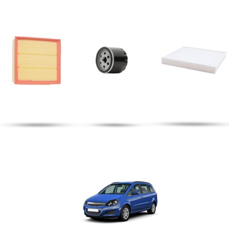 Kit tagliando 3 filtri compatibile con Opel Zafira B 2.0 Turbo 147kw dal 2005