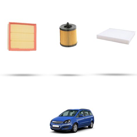 Kit tagliando 3 filtri compatibile con Opel Zafira B 2.2 Direct 110kw dal 2005