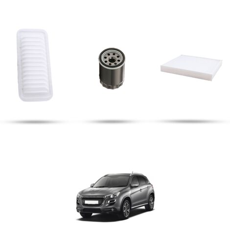 Kit tagliando 3 filtri compatibile con Peugeot 4008 1.6 i 84kw dal 2012