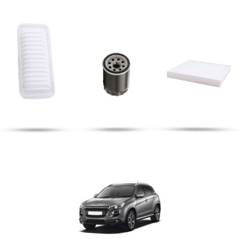 Kit tagliando 3 filtri compatibile con Peugeot 4008 2.0i 110kw dal 2012