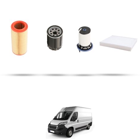 Kit tagliando 3 filtri compatibile con Peugeot Boxer III 2.0 BlueHDI 120kw dal 2015