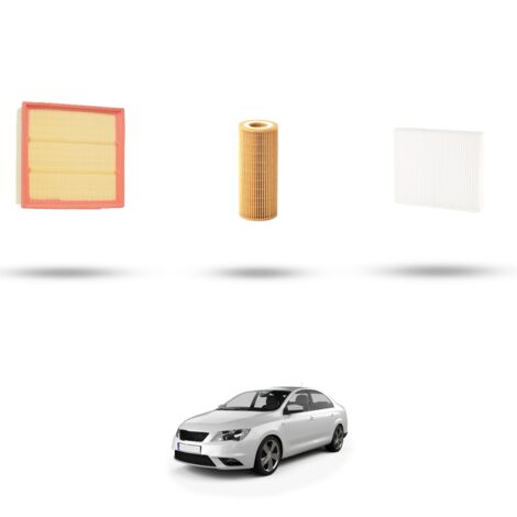 Kit tagliando 3 filtri compatibile con Seat Toledo IV (KG3) 1.2 55kw dal 2012