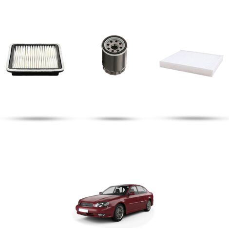 Kit tagliando 3 filtri compatibile con Subaru Legacy III 2.0 16V 110Kw 2007