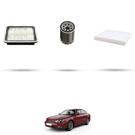 Kit tagliando 3 filtri compatibile con Subaru Legacy III 2.0 Diesel 110Kw 2008