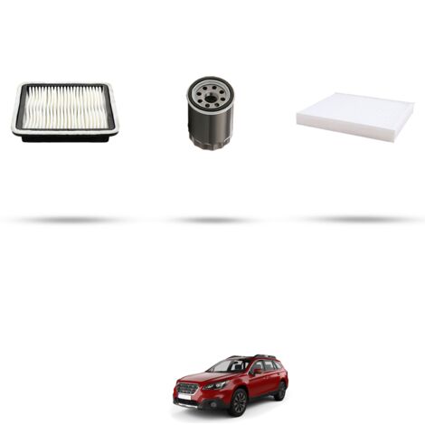 Kit tagliando 3 filtri compatibile con Subaru Outback IV 2.5 129kw dal 2015
