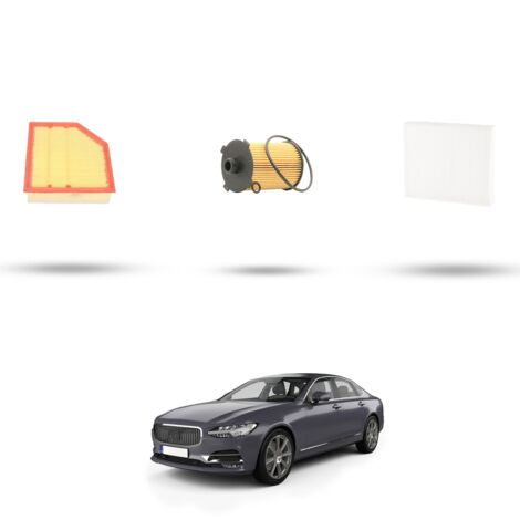 Kit tagliando 3 filtri compatibile con Volvo S90 II 2.0 B6 Mild-Hybrid 220Kw dal 2020