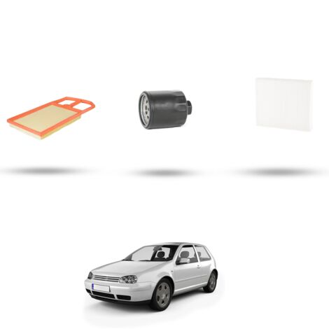 Kit tagliando 3 filtri compatibile con Vw Golf IV (1j1 1j5) 1.4 16v 55kw Dal 1997 al 2005