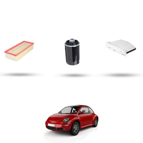Kit tagliando 3 filtri compatibile con Vw New Beetle / Cabrio (5C) 2.0 TSI 147kw Dal 2011