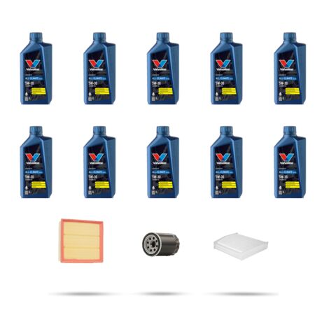 Kit tagliando 3 FILTRI e 10L OLIO compatibile con Ford Tourneo Custom 2.0 EcoBlue 100kw dal 2023