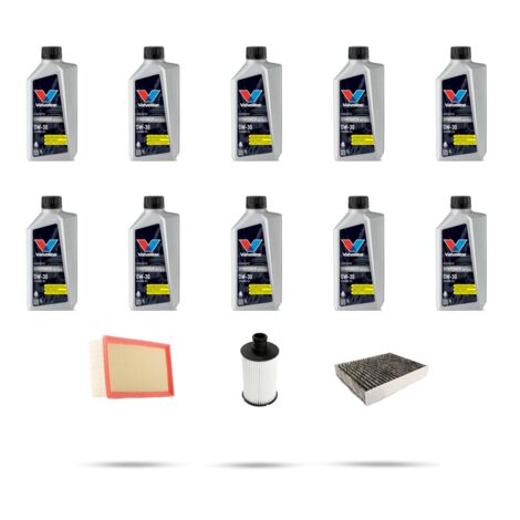 Kit tagliando 3 FILTRI e 10L OLIO compatibile con Land Rover Defender (L663) 3.0 D200 MHEV 147kw dal 2020