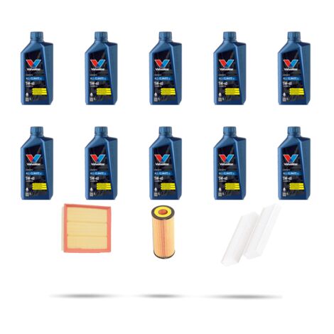 Kit tagliando 3 FILTRI e 10L OLIO compatibile con Mercedes Classe S (W220) 400 CDI 184kw Dal 2000