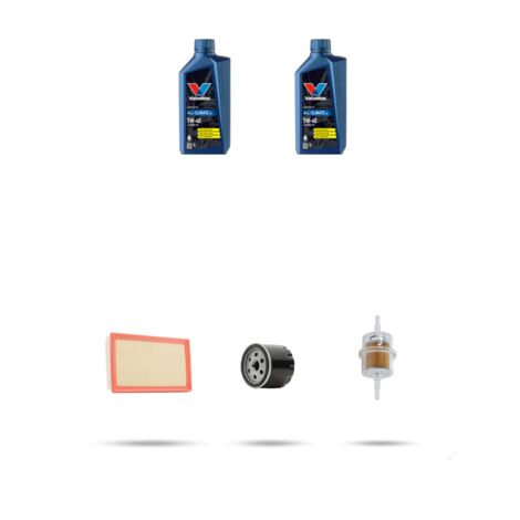 Kit tagliando 3 FILTRI e 2L OLIO compatibile con Ligier Be-Up 500 Diesel 4kw dal 2001