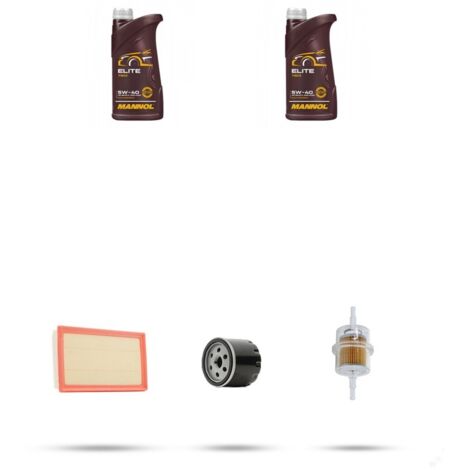 Kit tagliando 3 FILTRI e 2L OLIO compatibile con Ligier Be-Up 500 Diesel 4kw dal 2001