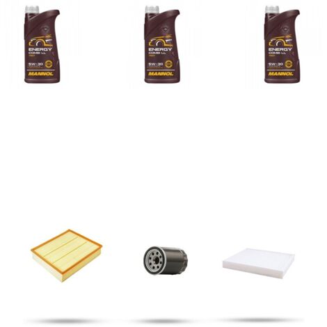 Kit tagliando 3 FILTRI e 3L OLIO compatibile con Fiat 500X 1.4 LPG 88kw dal 2017