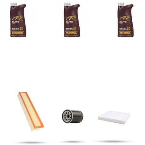 Kit tagliando 3 FILTRI e 3L OLIO compatibile con Fiat Grande Punto 1.2 8v 49kw dal 2005