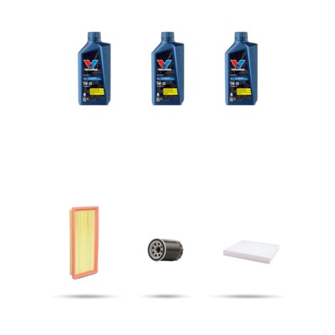Kit tagliando 3 FILTRI e 3L OLIO compatibile con Fiat Idea 1.4 16v 66kw dal 2004
