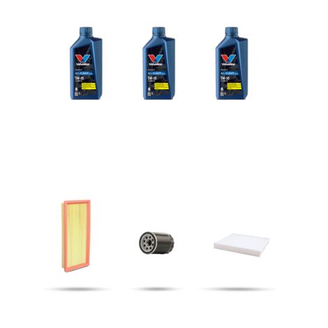 Kit tagliando 3 FILTRI e 3L OLIO compatibile con Fiat Idea 1.4 16v 70kw dal 2004