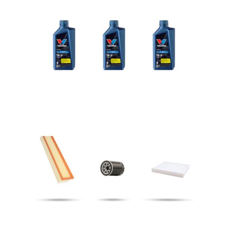 Kit tagliando 3 FILTRI e 3L OLIO compatibile con Fiat Idea 1.4 8V 57kw dal 2005