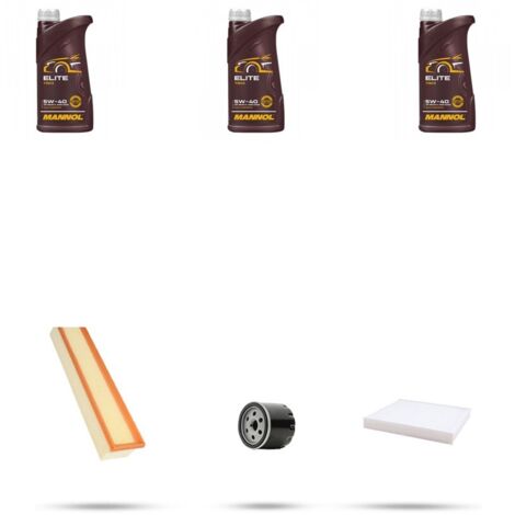 Kit tagliando 3 FILTRI e 3L OLIO compatibile con Fiat Linea (110) 1.4 8V 57kw dal 2007