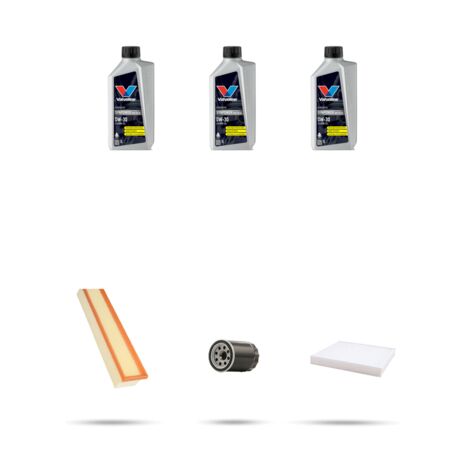 Kit tagliando 3 FILTRI e 3L OLIO compatibile con Fiat Panda III 0.9 Natural Power 51kw dal 2019