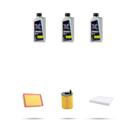 Kit tagliando 3 FILTRI e 3L OLIO compatibile con Fiat Panda III 0.9 TwinAir 48kw Dal 2012