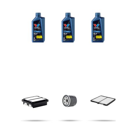 Kit tagliando 3 FILTRI e 3L OLIO compatibile con Hyundai Accent III (MC) 1.5 75KW dal 2008