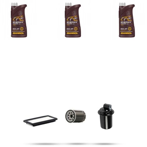 Kit tagliando 3 FILTRI e 3L OLIO compatibile con Hyundai ATOS 1.0i 40kw dal 1998