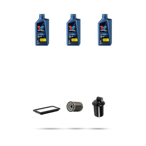 Kit tagliando 3 FILTRI e 3L OLIO compatibile con Hyundai ATOS 1.0i 43kw dal 2001