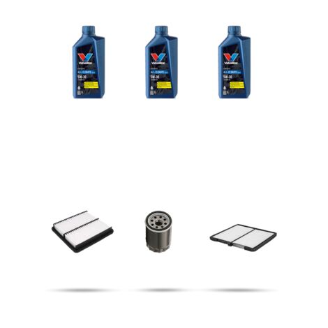Kit tagliando 3 FILTRI e 3L OLIO compatibile con Kia Picanto I (SA) 1.0 LPG 45kw dal 2009
