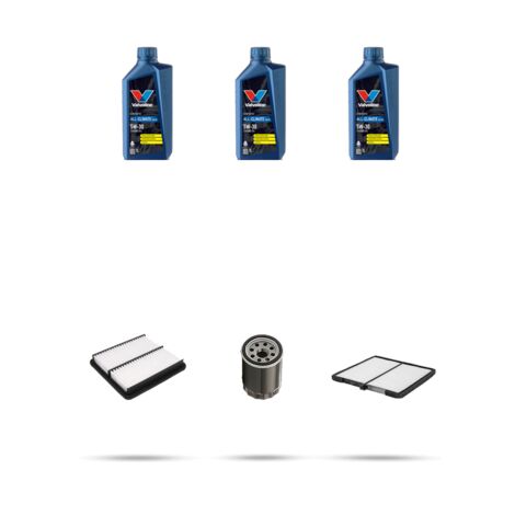Kit tagliando 3 FILTRI e 3L OLIO compatibile con Kia Picanto I (SA) 1.1 LPG 48kw dal 2009