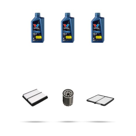 Kit tagliando 3 FILTRI e 3L OLIO compatibile con Kia Picanto II (TA) 1.0 49kw dal 2015