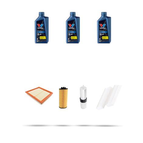 Kit tagliando 3 FILTRI e 3L OLIO compatibile con Nissan Micra III (k12) 1.2 12v 59kw Dal 2003 al 2010