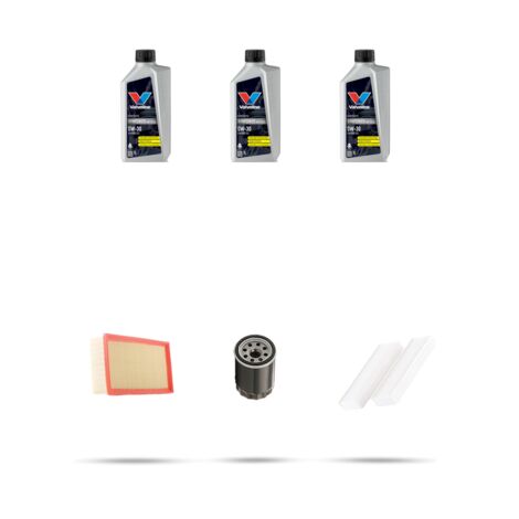 Kit tagliando 3 FILTRI e 3L OLIO compatibile con Peugeot 208 II 1.2 VTi 60kw dal 2019