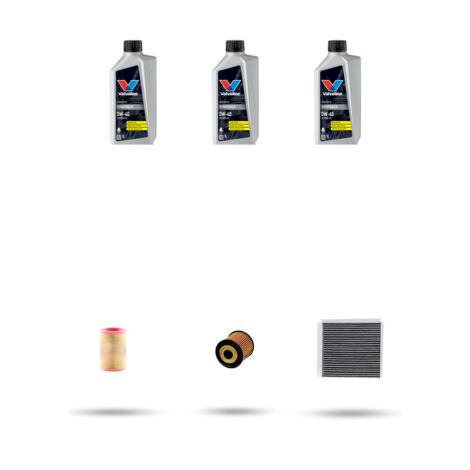 Kit tagliando 3 FILTRI e 3L OLIO compatibile con Smart City-Coupe /Cabrio /ForTwo (450) 600 33kw Dal 1997 al 2007