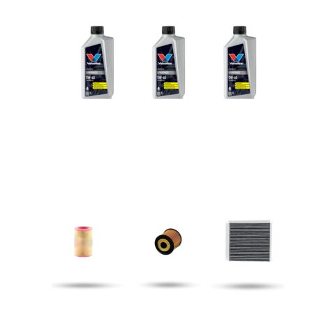 Kit tagliando 3 FILTRI e 3L OLIO compatibile con Smart City-Coupe /Cabrio /ForTwo (450) 600 45kw Dal 2001 al 2004