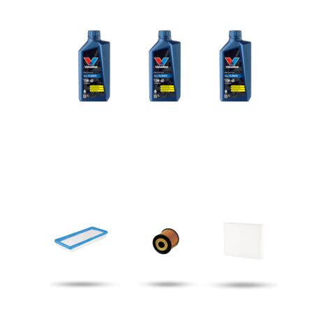 Kit tagliando 3 FILTRI e 3L OLIO compatibile con Smart ForTWO II Coupe/Cabrio (451) 0.8 CDI 33kw Dal 2007