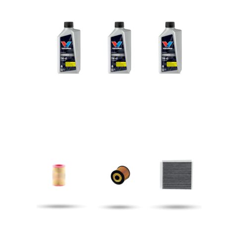 Kit tagliando 3 FILTRI e 3L OLIO compatibile con Smart Roadster (452) 700 74kw Dal 2003 Al 2005