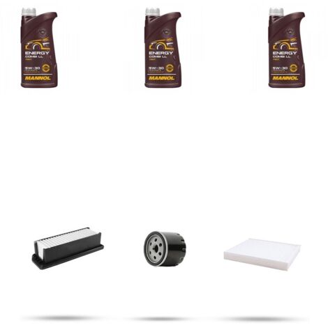 Kit tagliando 3 FILTRI e 3L OLIO compatibile con Suzuki Celerio 1.0 50kw dal 2014