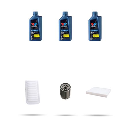 Kit tagliando 3 FILTRI e 3L OLIO compatibile con Suzuki Swift IV 1.2 69kw dal 2010