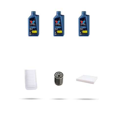 Kit tagliando 3 FILTRI e 3L OLIO compatibile con Suzuki Swift IV 1.2 Dual-jet 66kw dal 2014