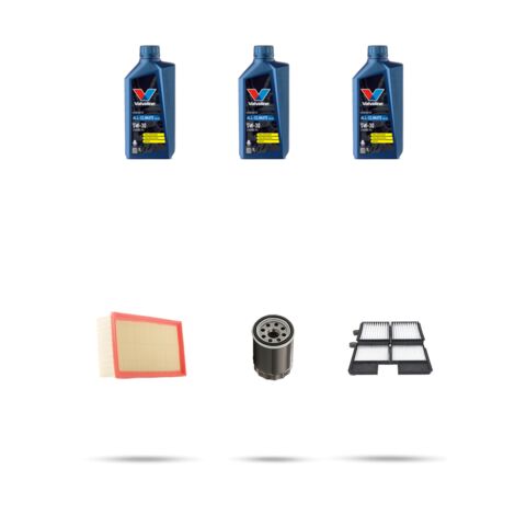 Kit tagliando 3 FILTRI e 3L OLIO compatibile con Toyota Avensis I (T22) 1.6 74kw Dal 1997
