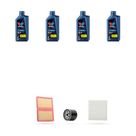 Kit tagliando 3 FILTRI e 4L OLIO compatibile con Audi A3 (8V1,8VK) 1.0 tfsi 85kw dal 2016