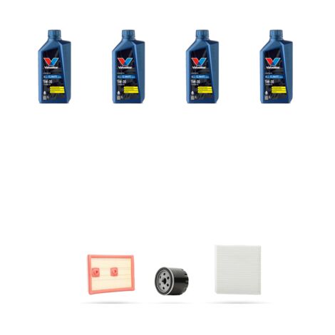 Kit tagliando 3 FILTRI e 4L OLIO compatibile con Audi A3 (8V1,8VK) 1.2 tfsi 8v 81kw dal 2014