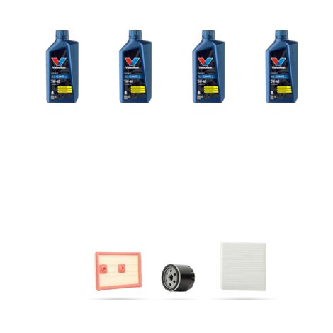 Kit tagliando 3 FILTRI e 4L OLIO compatibile con Audi A3 (8V1,8VK) 1.4 E-tron 8v 150kw dal 2014