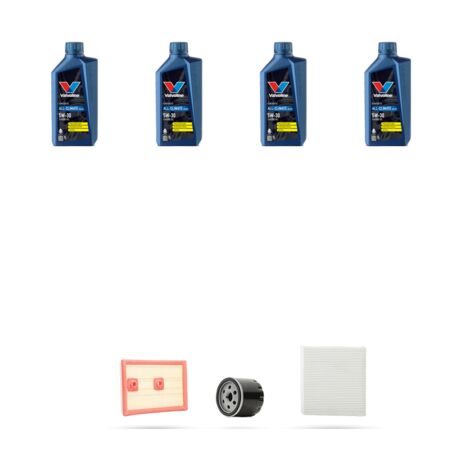 Kit tagliando 3 FILTRI e 4L OLIO compatibile con Audi A3 (8V1,8VK) 1.4 TFSI 8v 110kw dal 2014